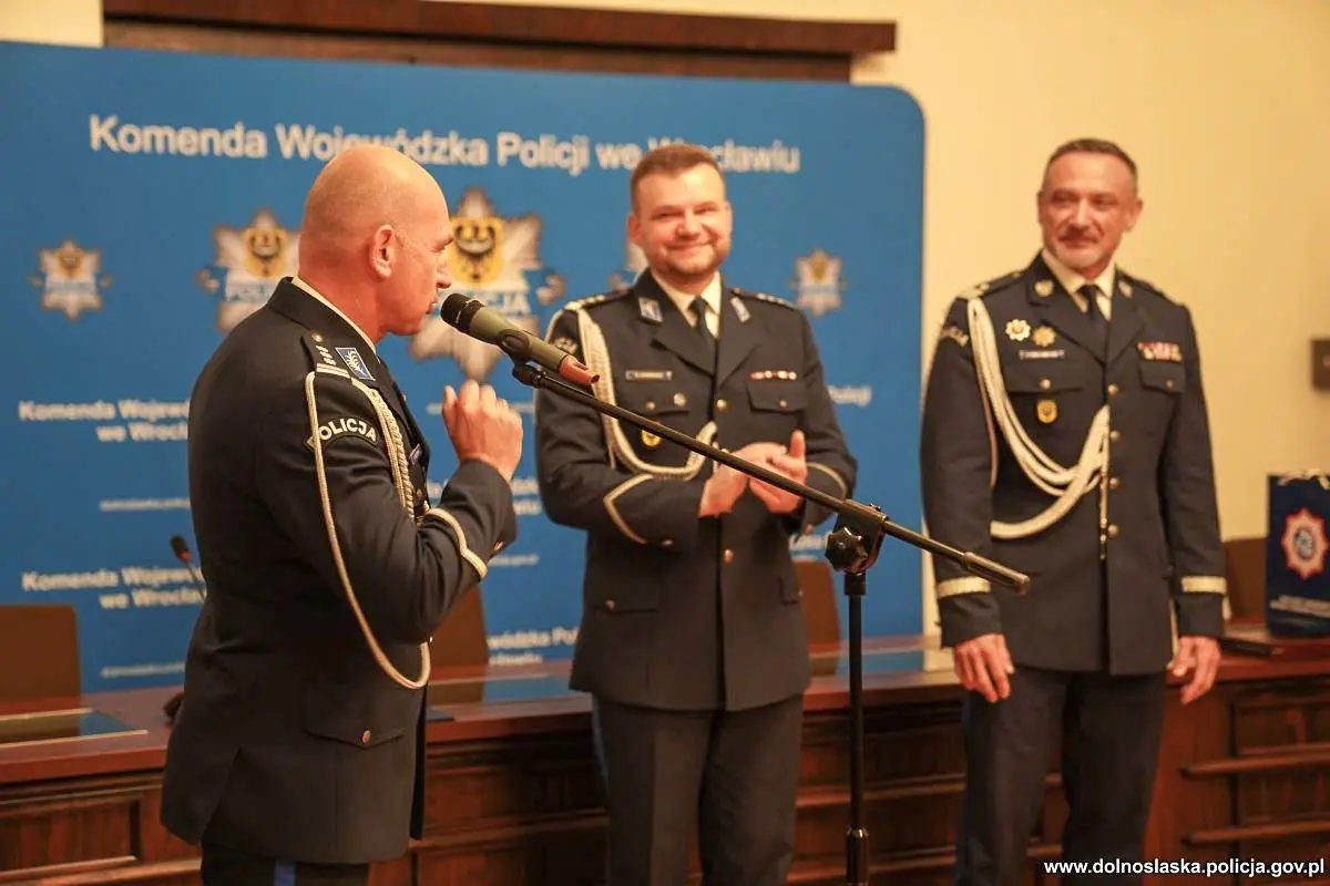 Policyjna uroczystość
