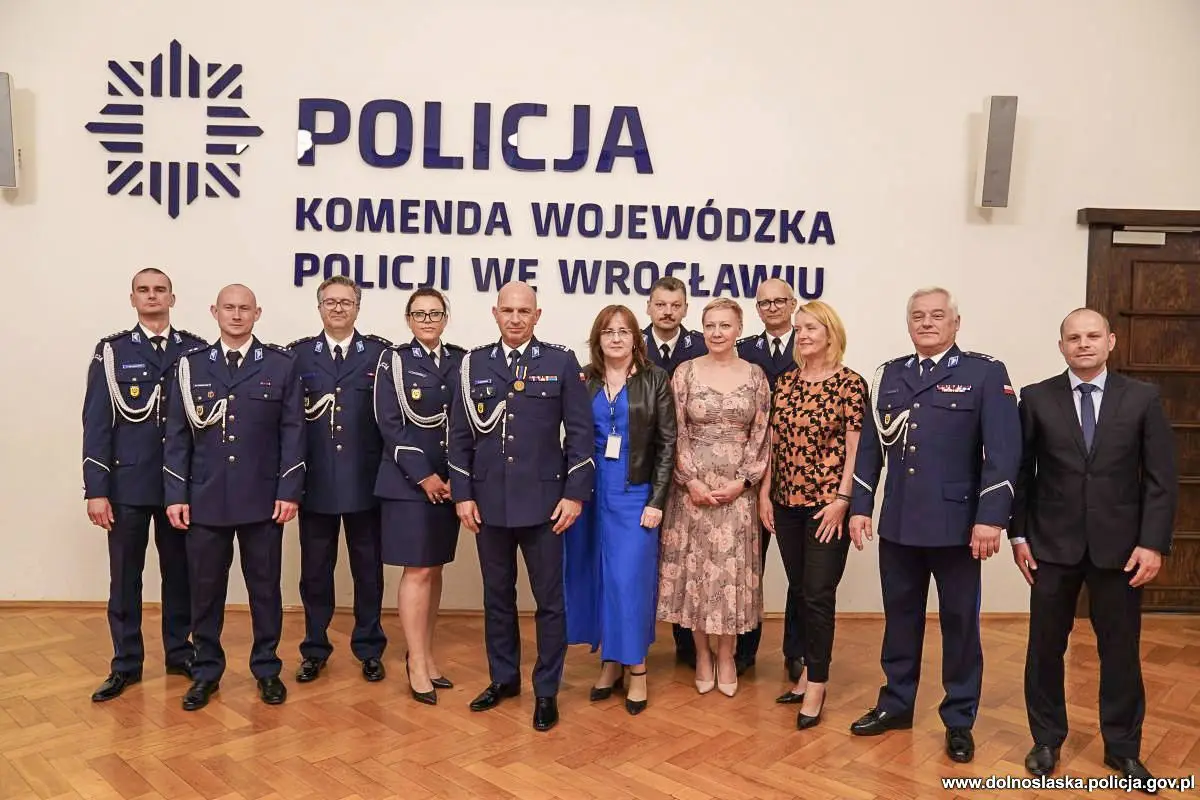 Policyjna uroczystość