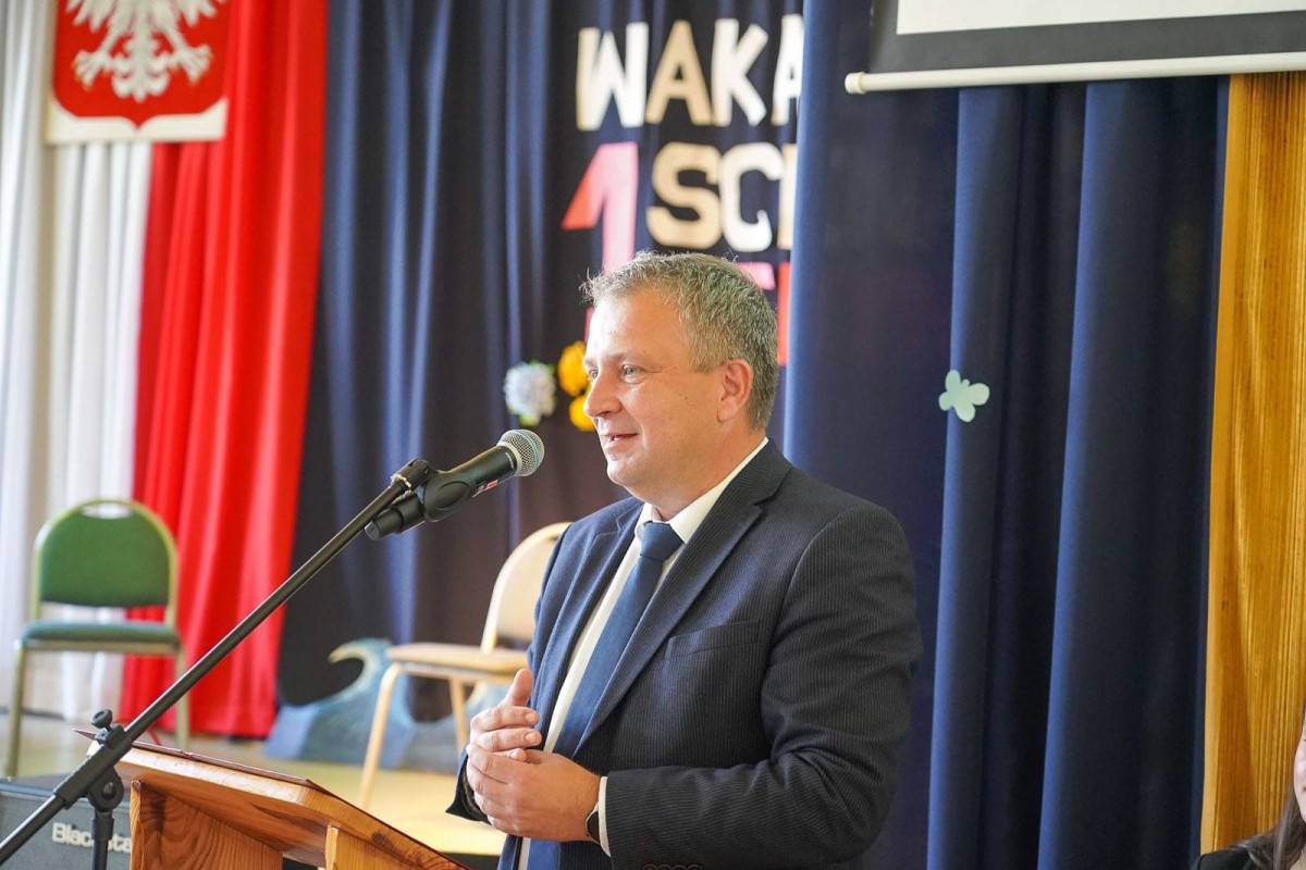 Uroczystość w I Liceum Ogólnokształcącym w Bolesławcu