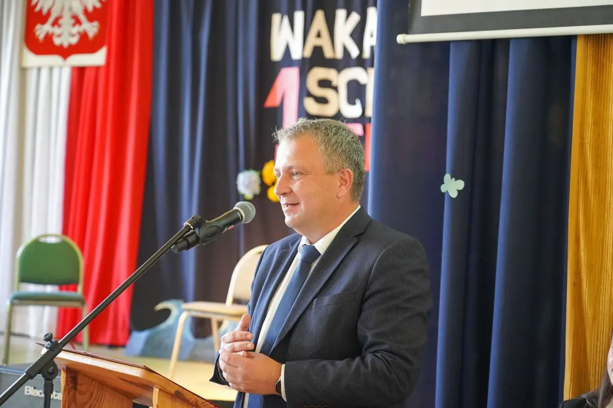 Uroczystość w I Liceum Ogólnokształcącym w Bolesławcu