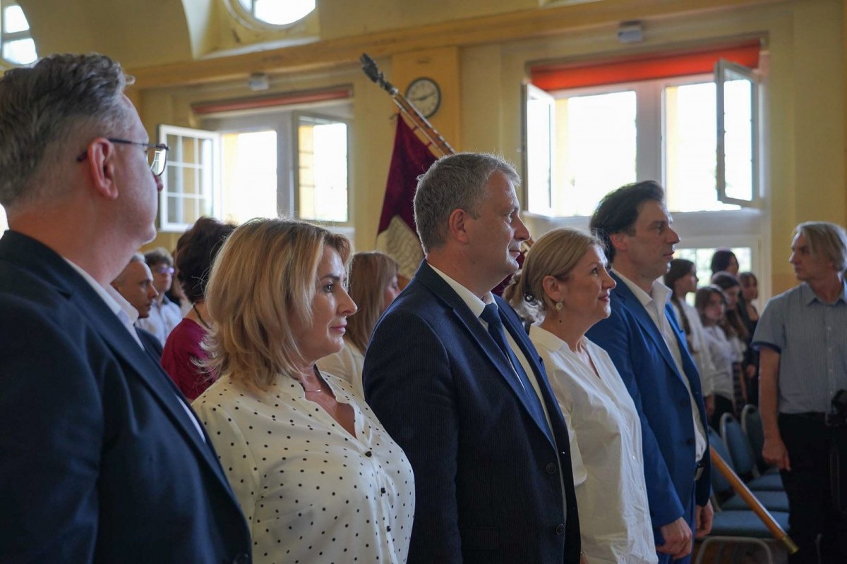 Uroczystość w I Liceum Ogólnokształcącym w Bolesławcu