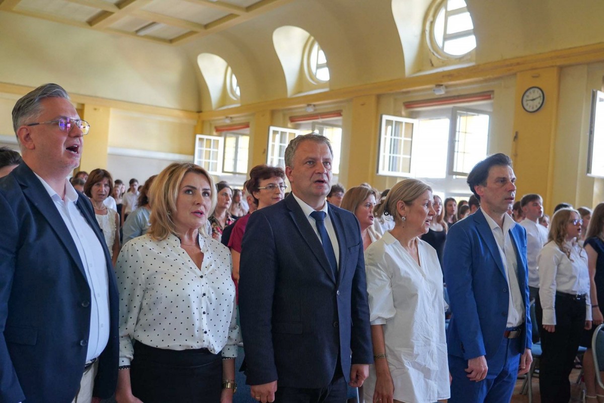 Uroczystość w I Liceum Ogólnokształcącym w Bolesławcu