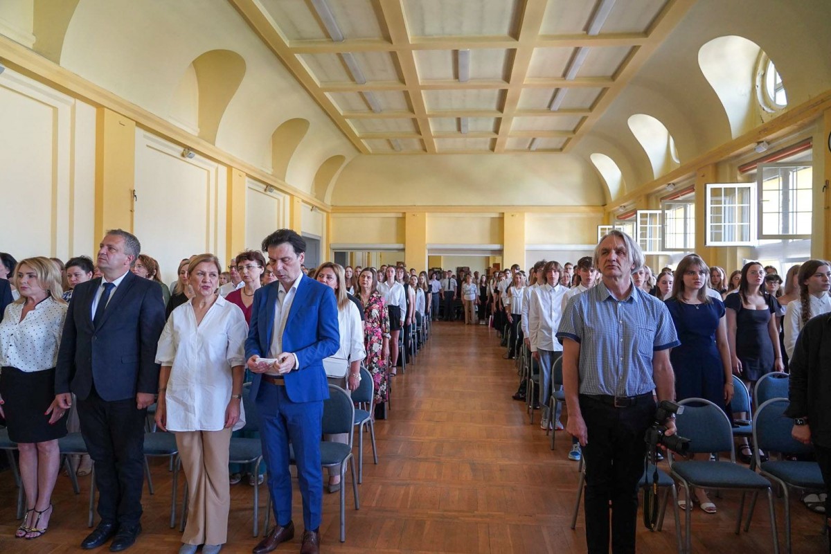Uroczystość w I Liceum Ogólnokształcącym w Bolesławcu