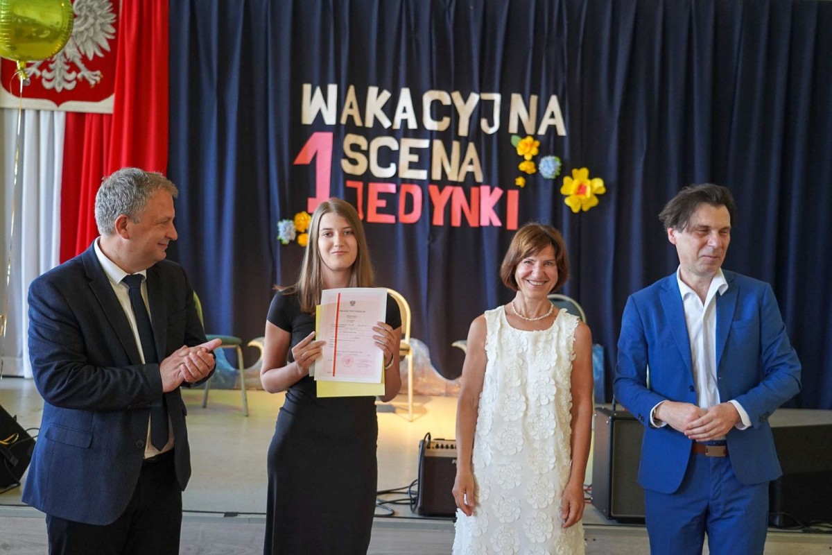 Uroczystość w I Liceum Ogólnokształcącym w Bolesławcu