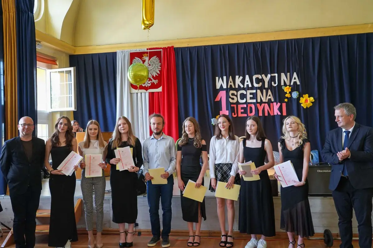 Uroczystość w I Liceum Ogólnokształcącym w Bolesławcu