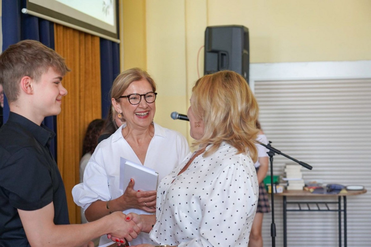 Uroczystość w I Liceum Ogólnokształcącym w Bolesławcu