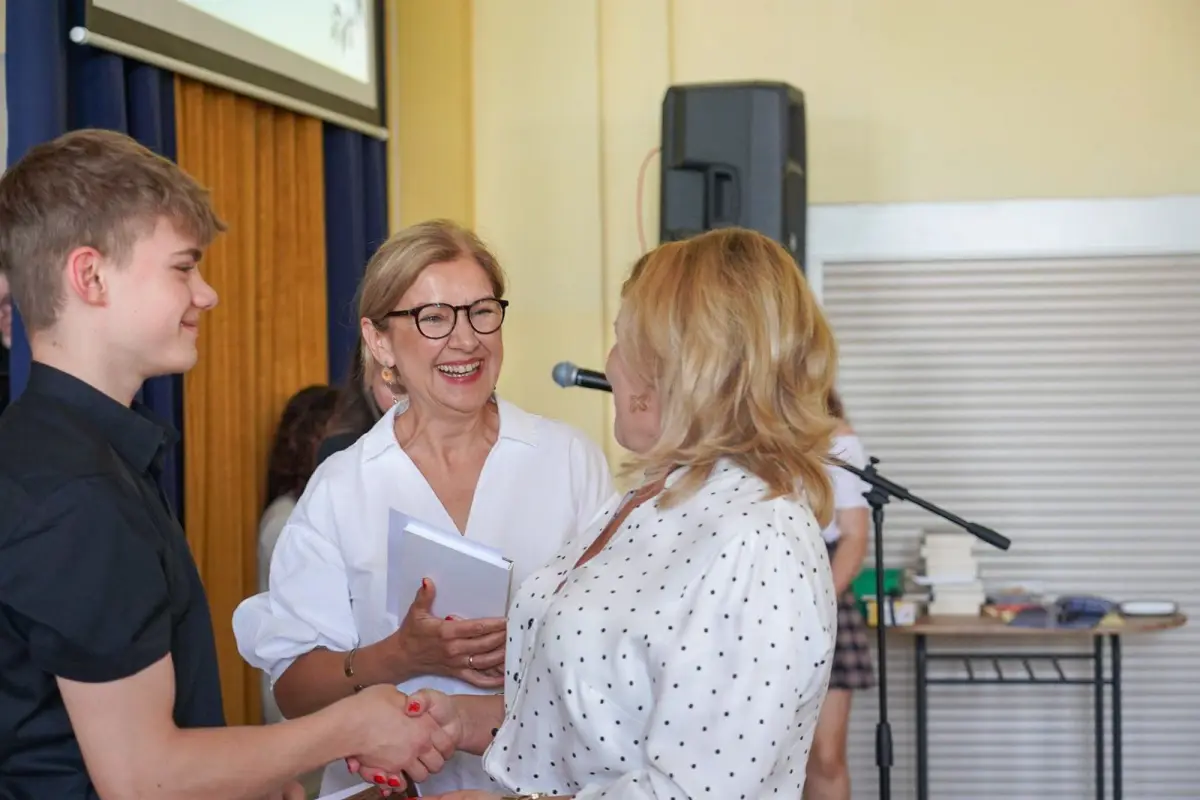 Uroczystość w I Liceum Ogólnokształcącym w Bolesławcu