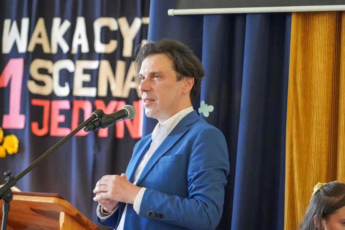 Uroczystość w I Liceum Ogólnokształcącym w Bolesławcu