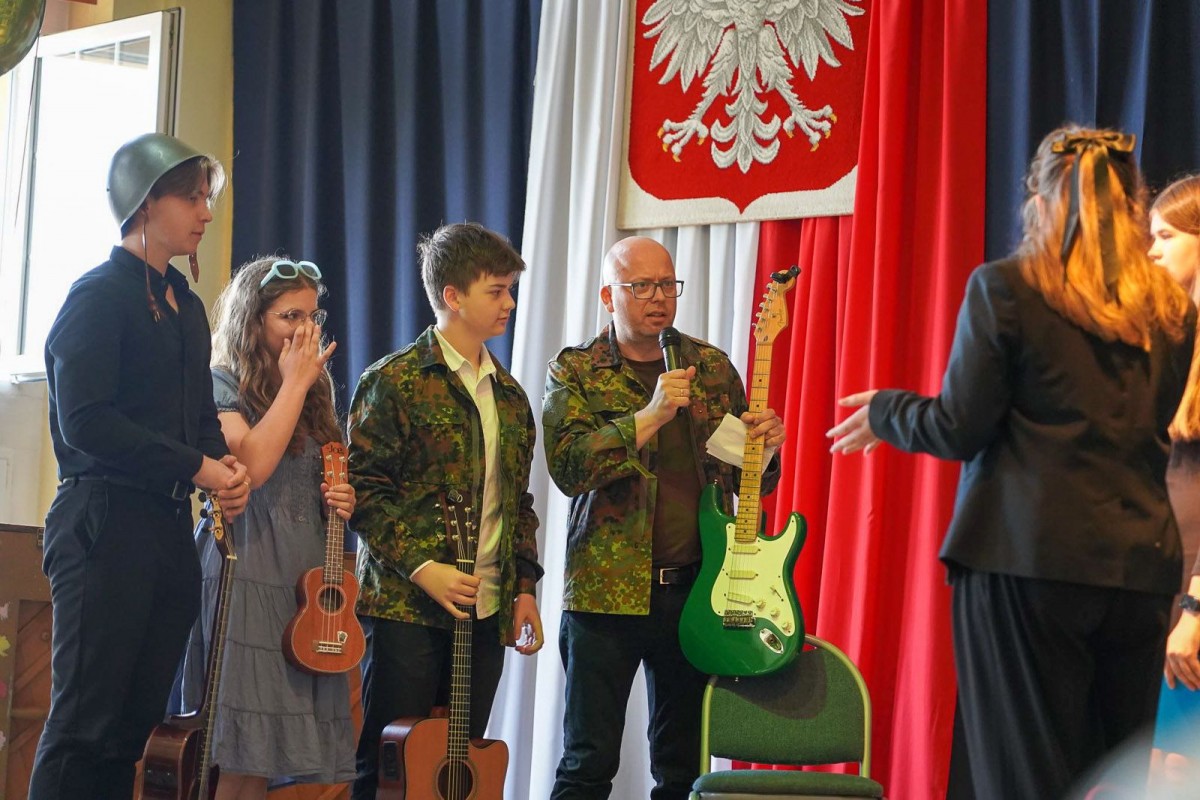 Uroczystość w I Liceum Ogólnokształcącym w Bolesławcu