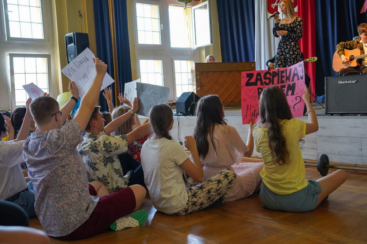 Uroczystość w I Liceum Ogólnokształcącym w Bolesławcu