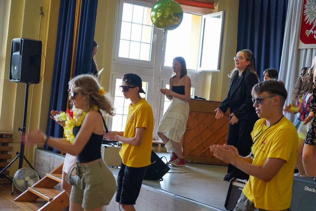 Uroczystość w I Liceum Ogólnokształcącym w Bolesławcu