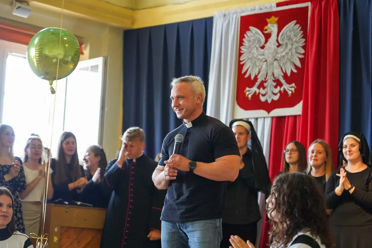 Uroczystość w I Liceum Ogólnokształcącym w Bolesławcu