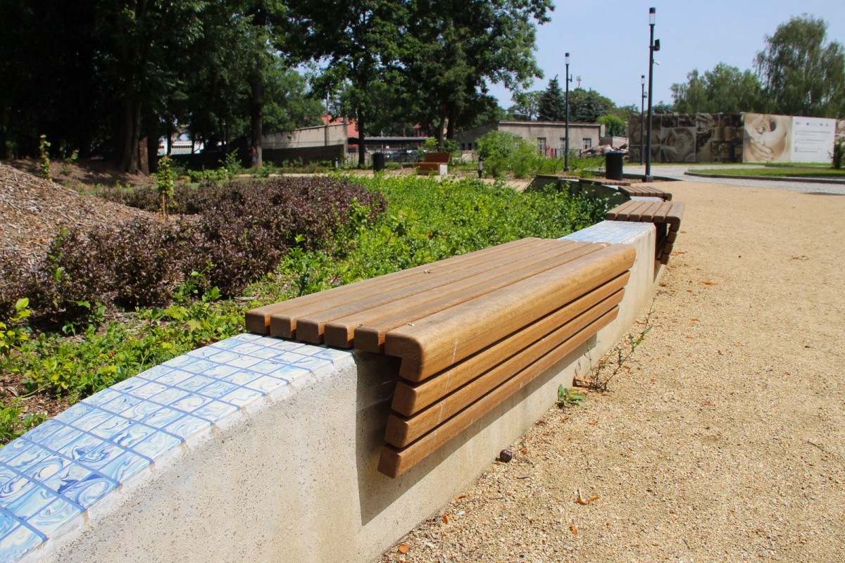 Nowy park przy ulicy Zgorzeleckiej w Bolesławcu