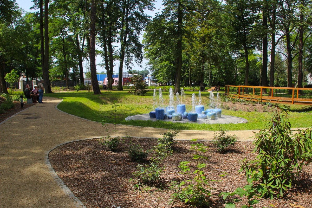 Nowy park przy ulicy Zgorzeleckiej w Bolesławcu