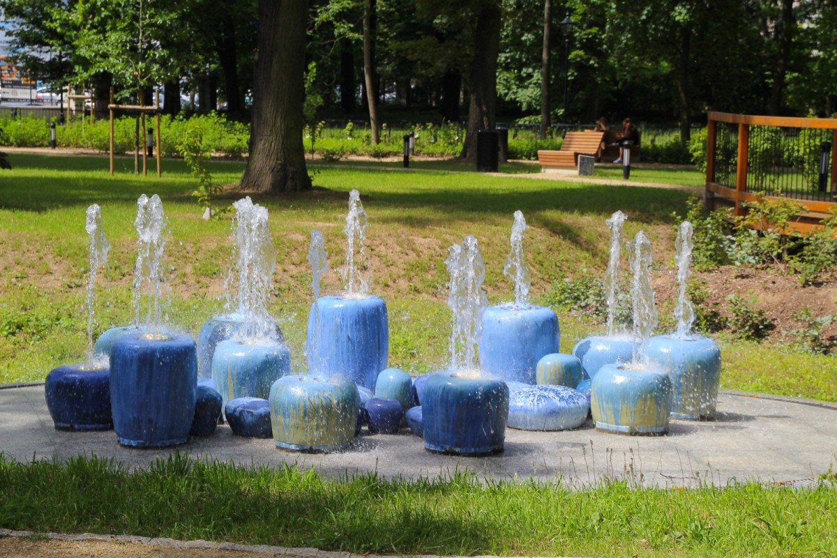 Nowy park przy ulicy Zgorzeleckiej w Bolesławcu