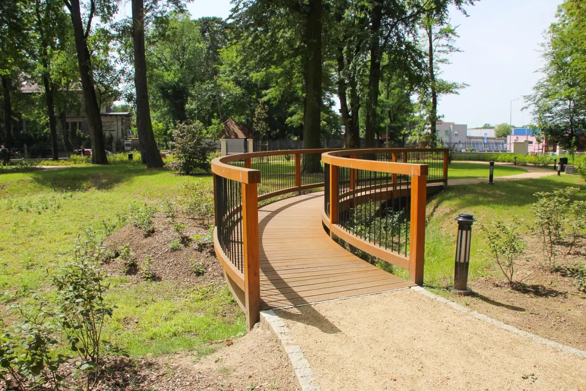 Nowy park przy ulicy Zgorzeleckiej w Bolesławcu