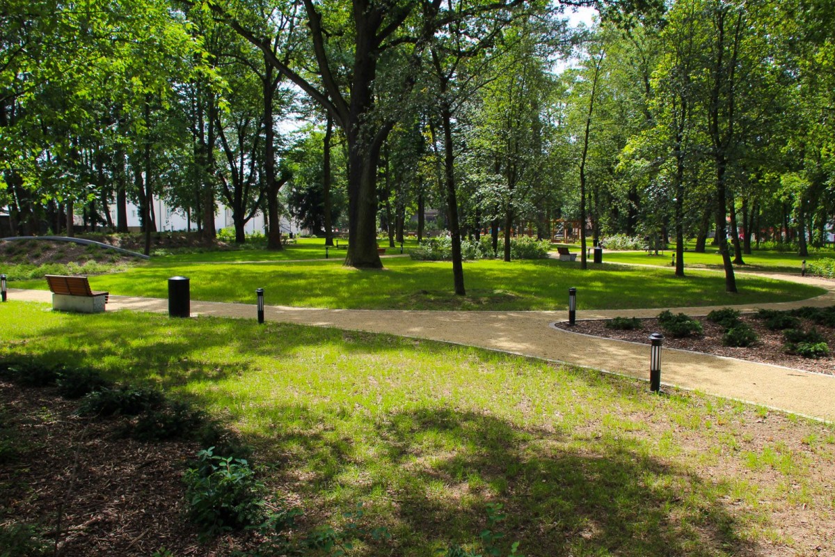 Nowy park przy ulicy Zgorzeleckiej w Bolesławcu