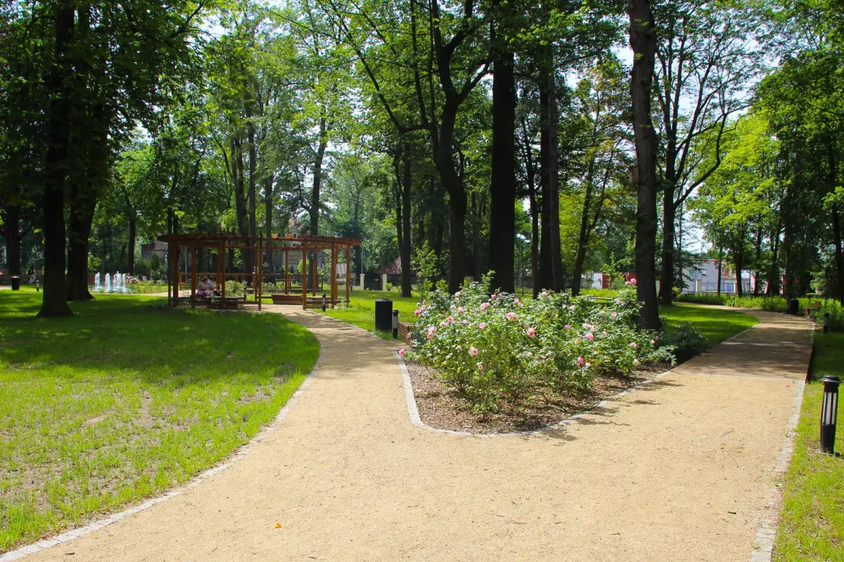 Nowy park przy ulicy Zgorzeleckiej w Bolesławcu