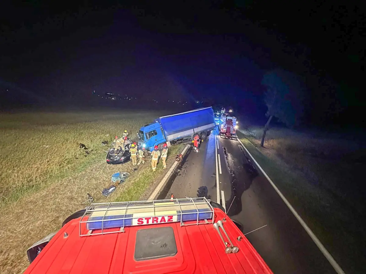 Wypadek między Kruszynem a Tomaszowem Bolesławieckim