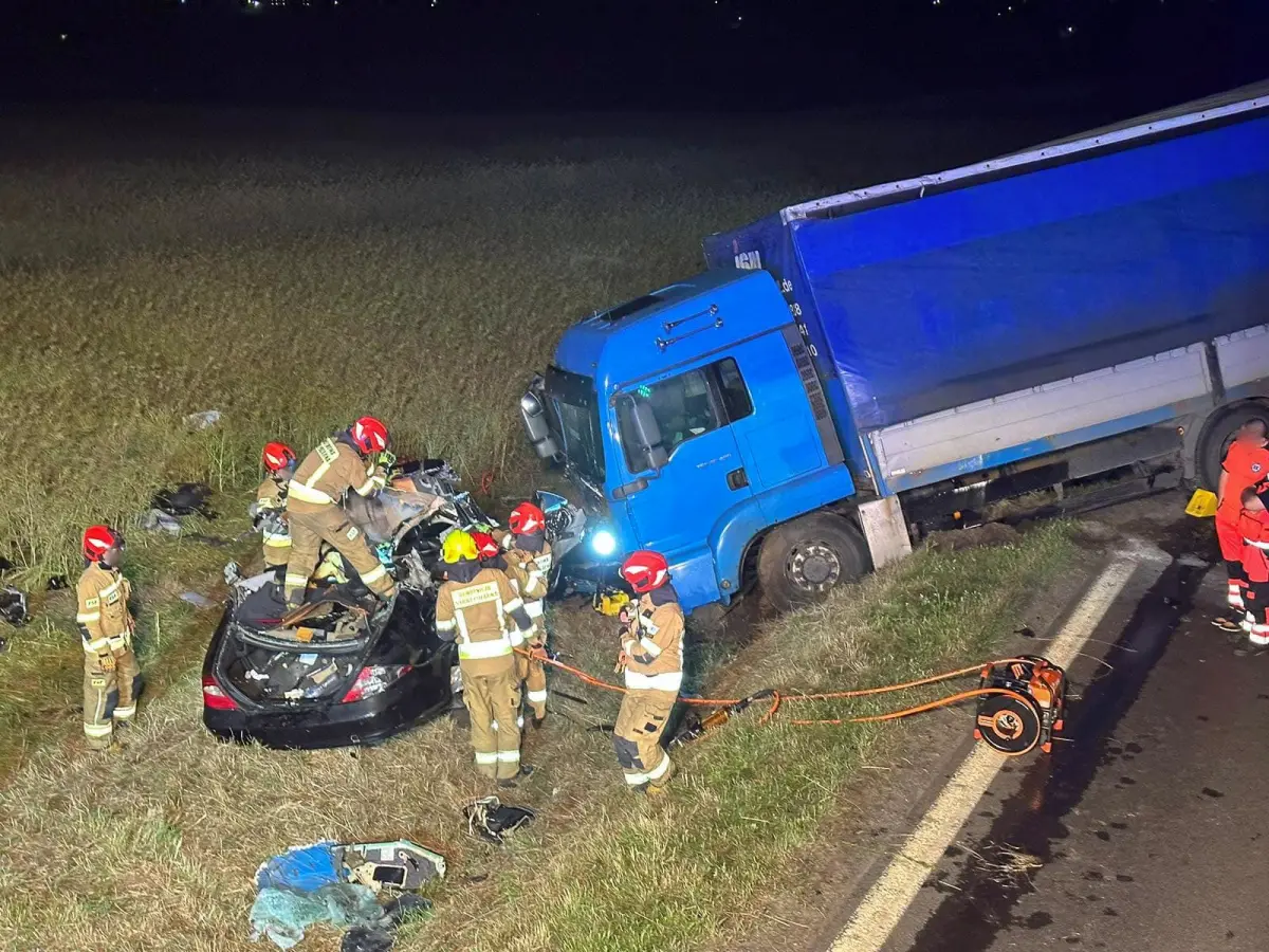 Wypadek między Kruszynem a Tomaszowem Bolesławieckim