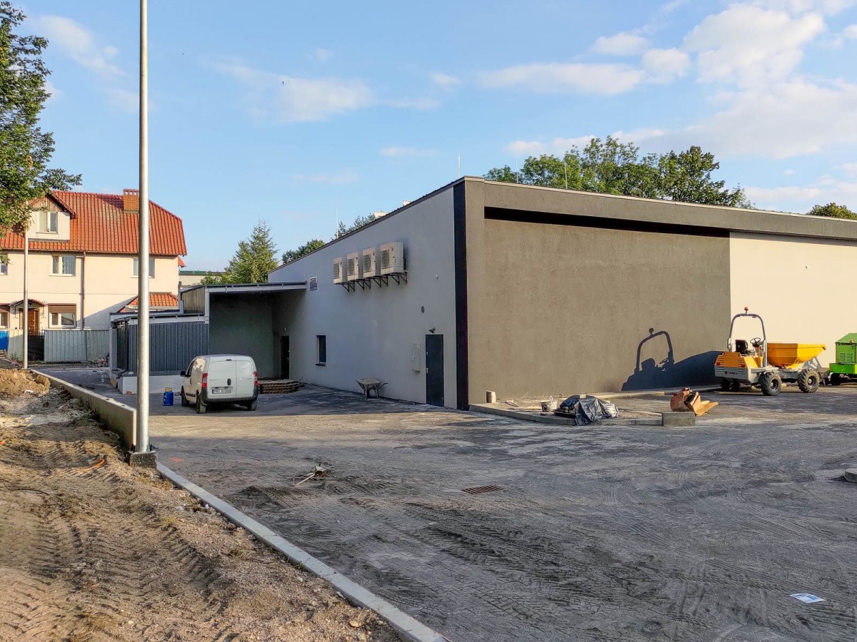 Budowa sklepu Stokrotka w Bolesławcu