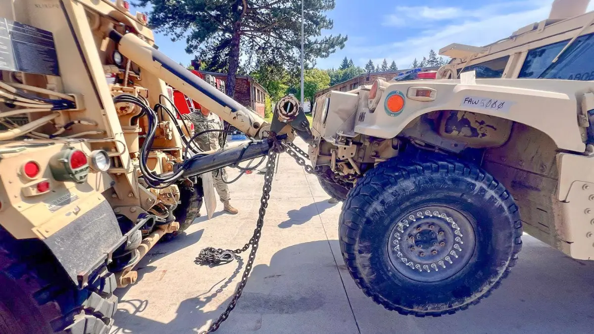 Ćwiczenia bolesławieckich strażaków i żołnierzy US Army