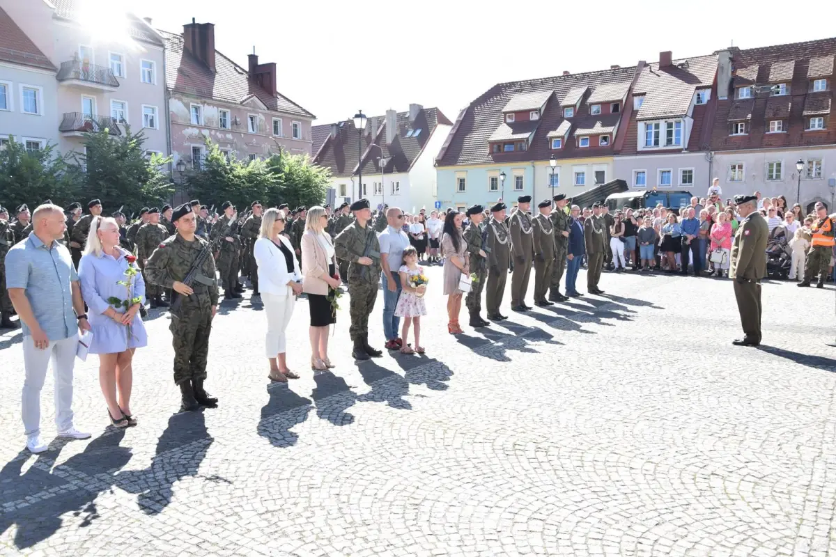 Military Oath Ceremony in the Market Square in Wleń