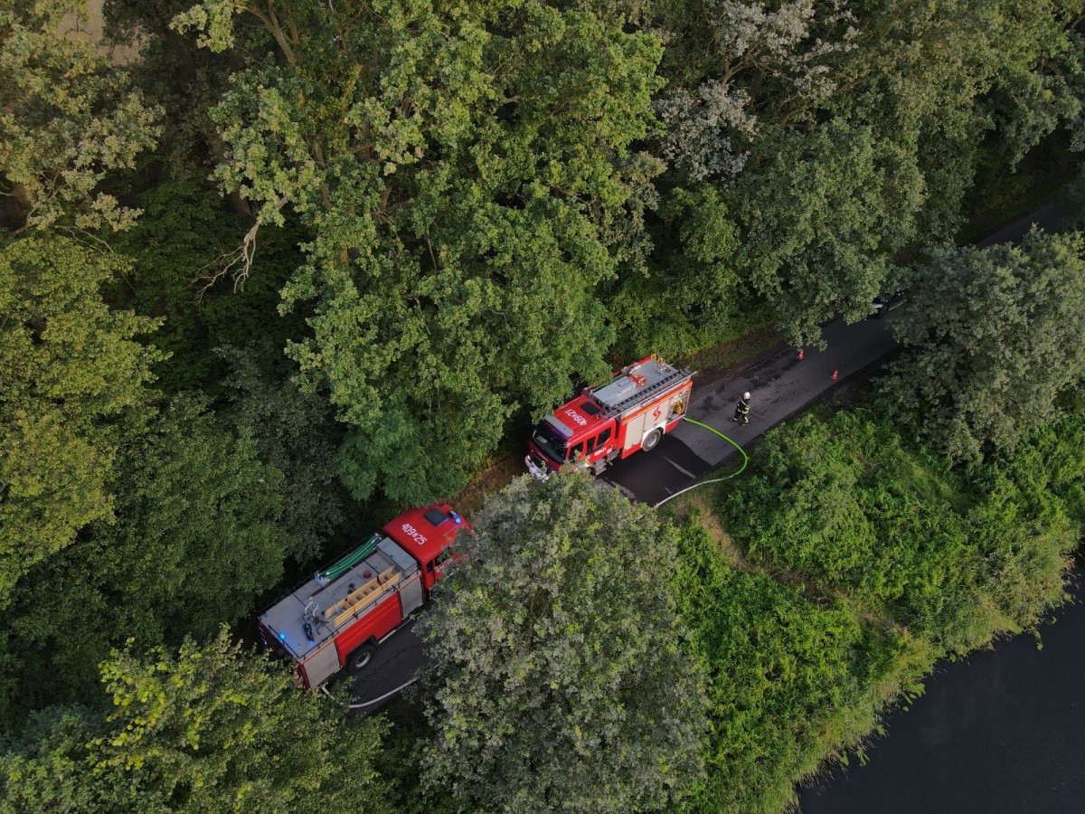 Akcja strażaków z Nowogrodźca