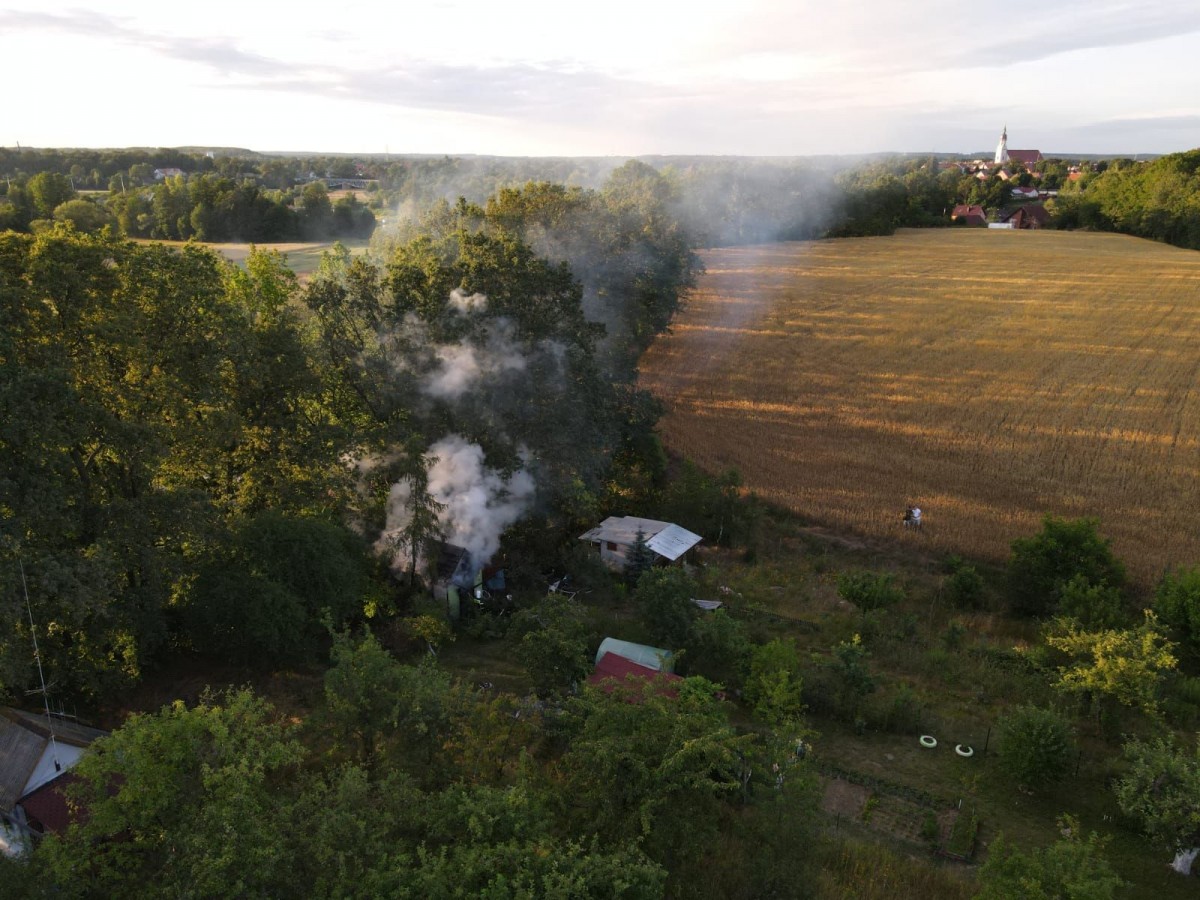 Akcja strażaków z Nowogrodźca