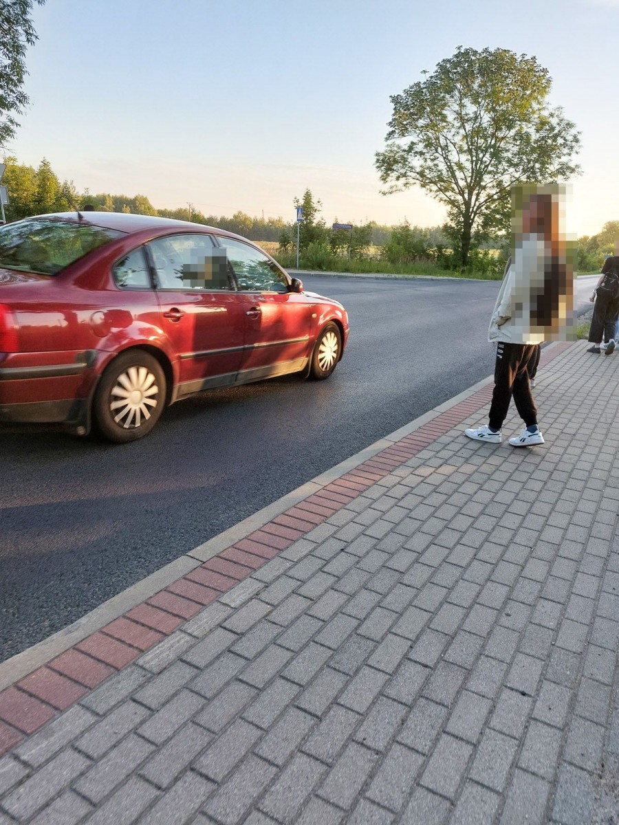 Dziki przystanek i pasy