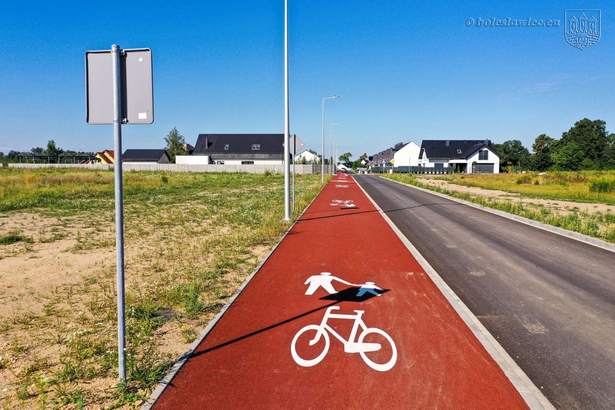 Droga przy ulicy Kresów II RP w Bolesławcu