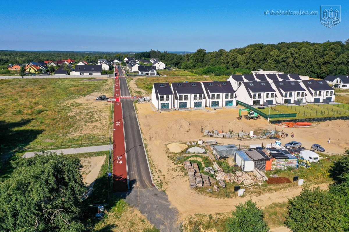 Droga przy ulicy Kresów II RP w Bolesławcu