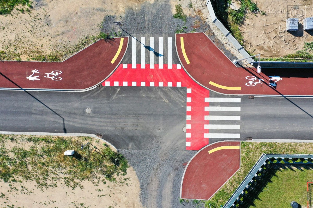 Droga przy ulicy Kresów II RP w Bolesławcu