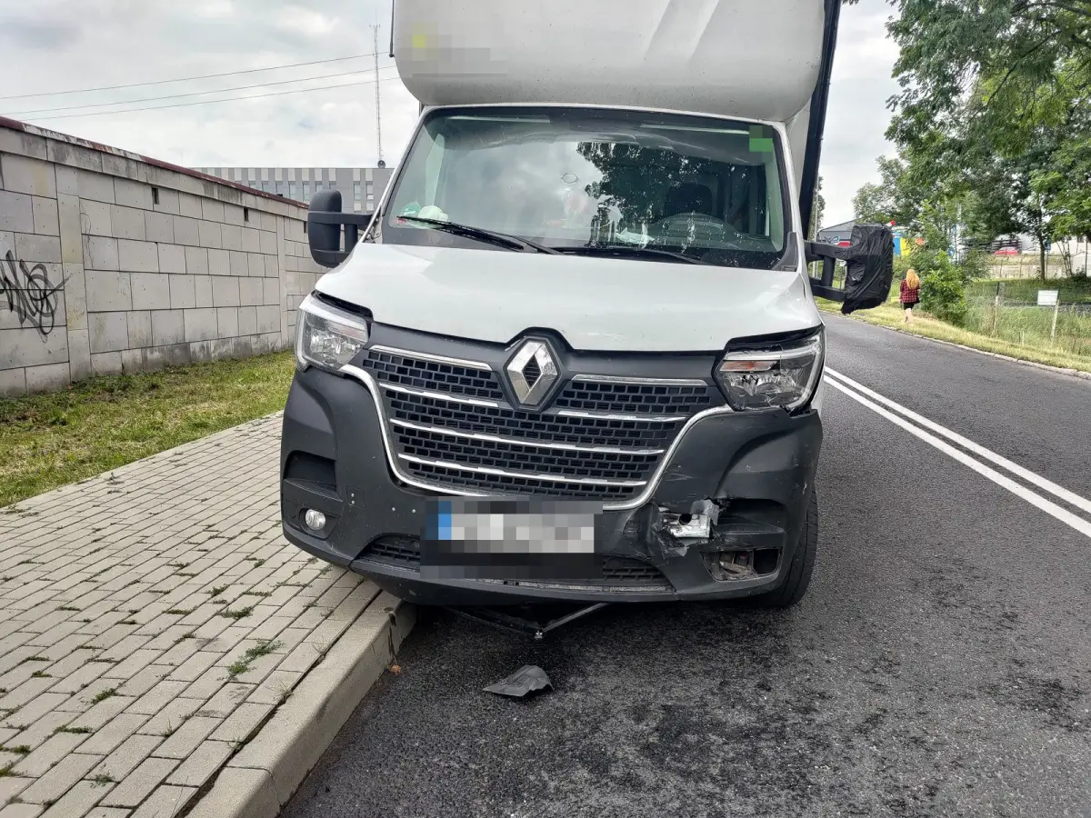 Kolizja przy KPP Bolesławiec