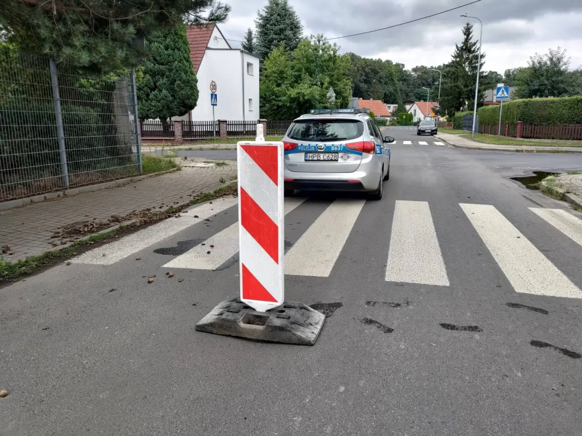 Яму на вулиці Orzeszkowej позначили