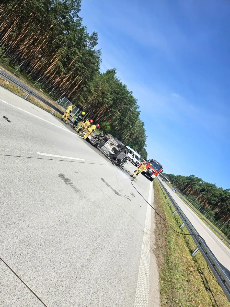 Wypadek na A18