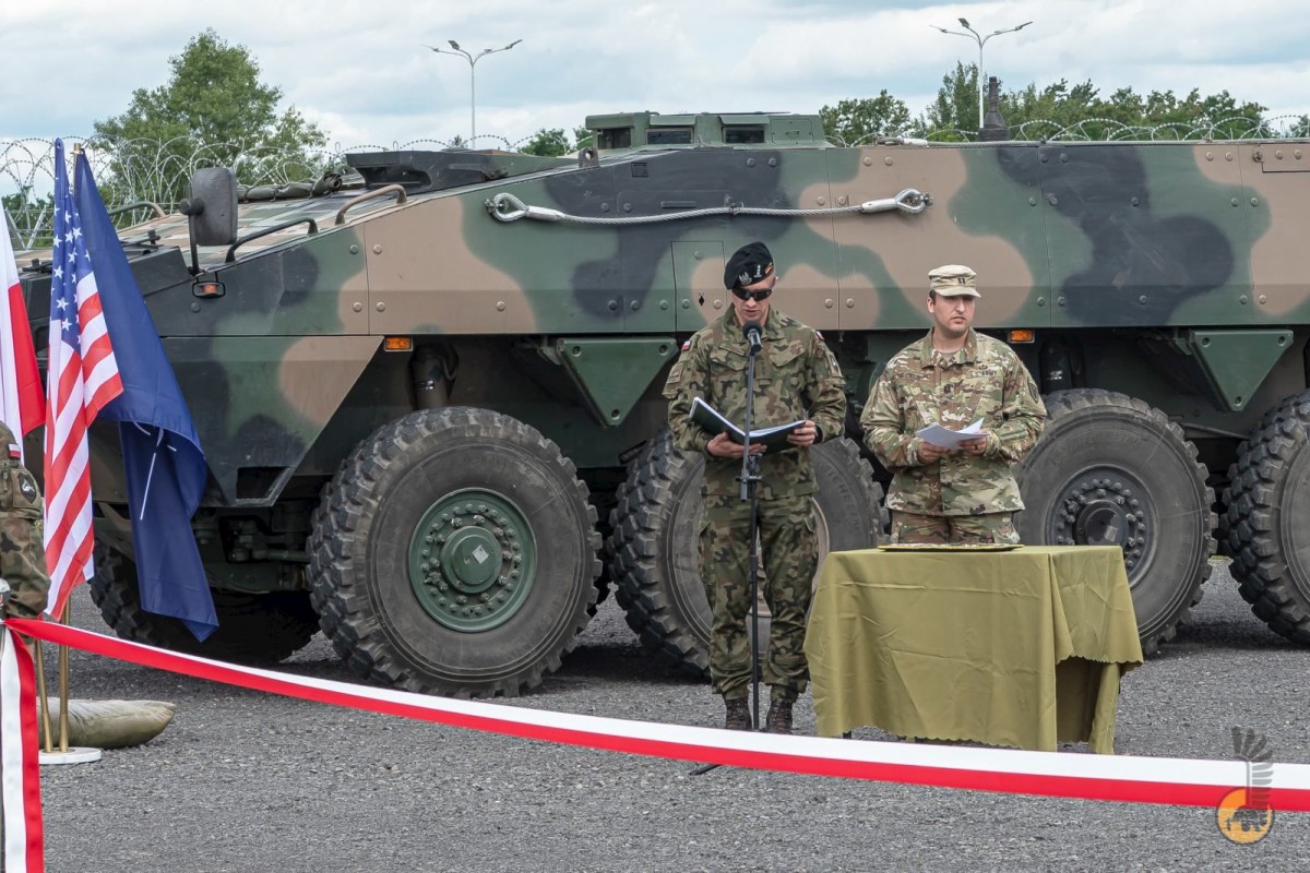 Otwarcie nowego obozowiska US Army w Świętoszowie