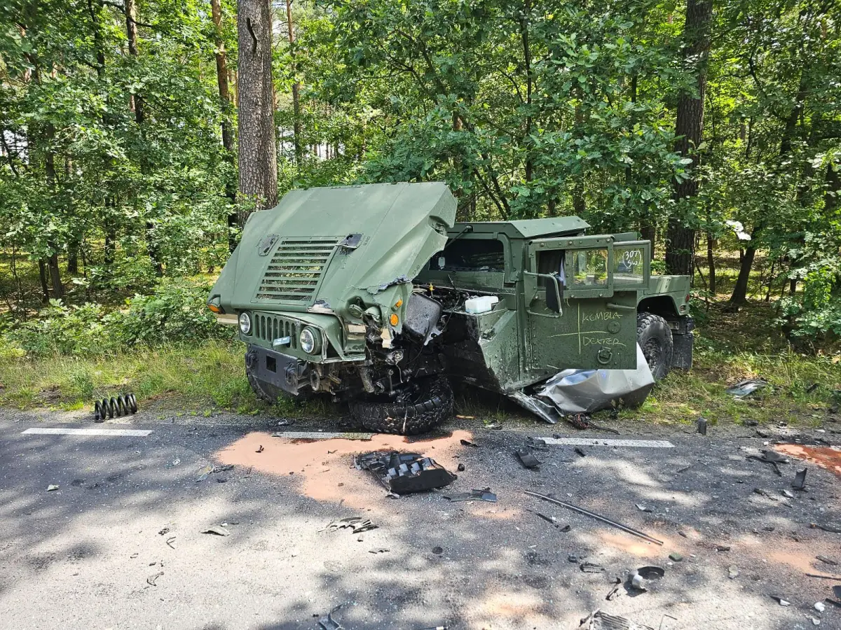 Wypadek koło Świętoszowa