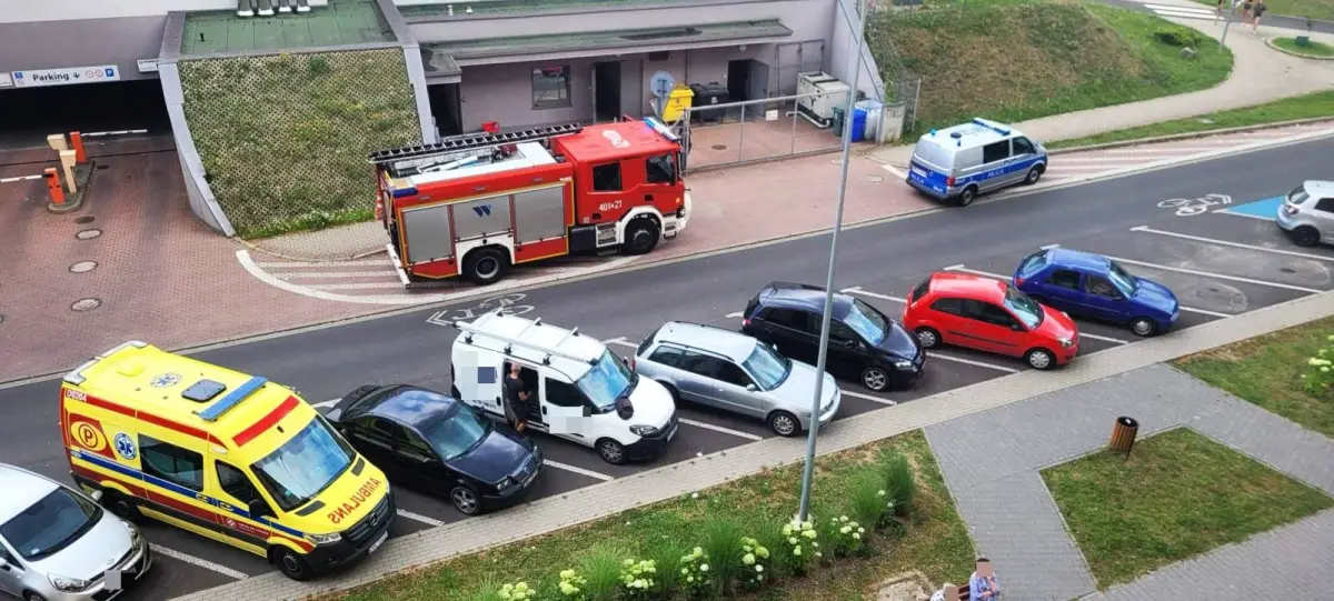Akcja służ przy ulicy Łukasiewicza w Bolesławcu