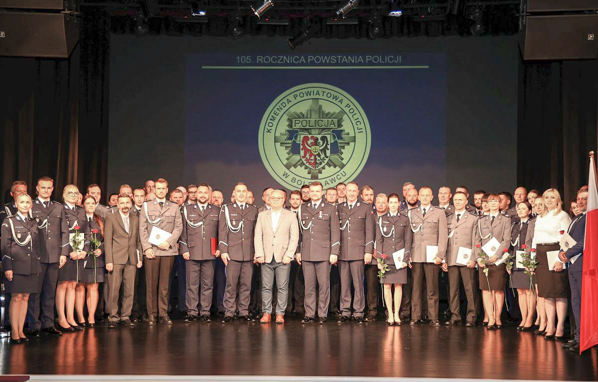 Policyjna uroczystość