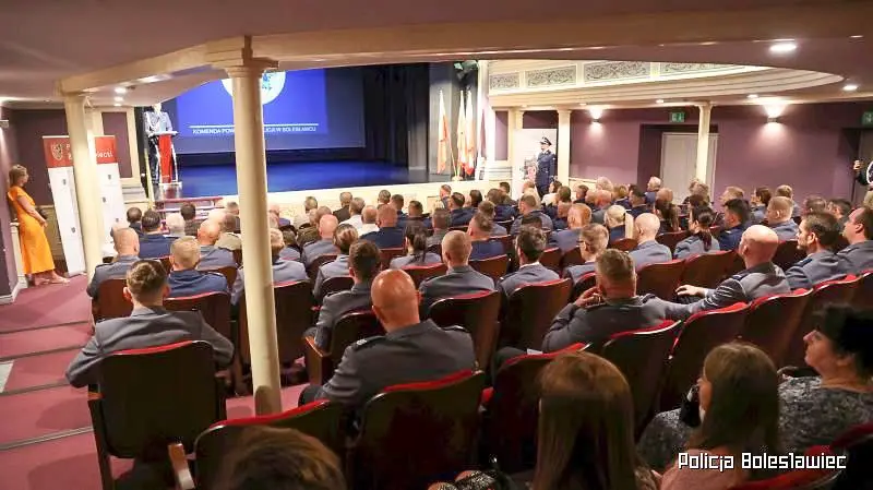 Policyjna uroczystość