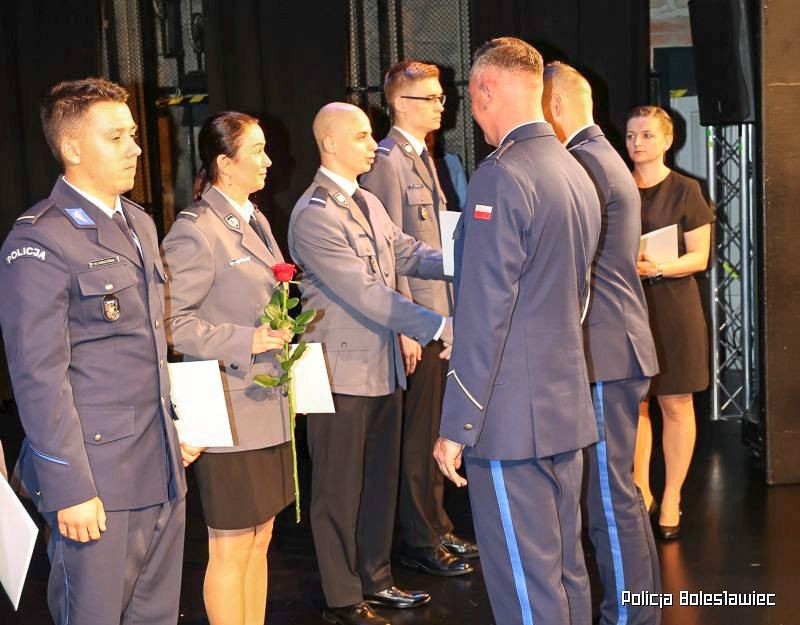 Policyjna uroczystość