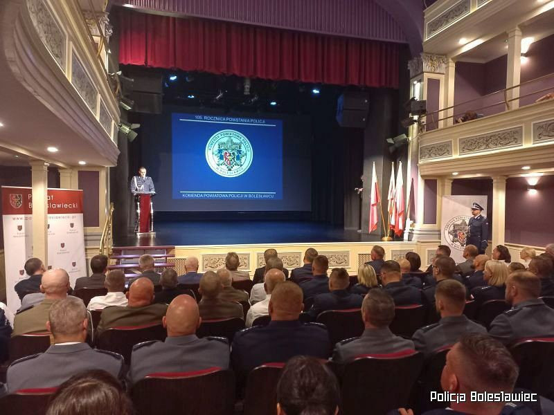 Policyjna uroczystość