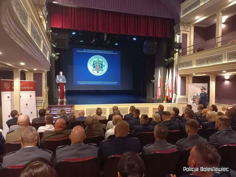 Policyjna uroczystość