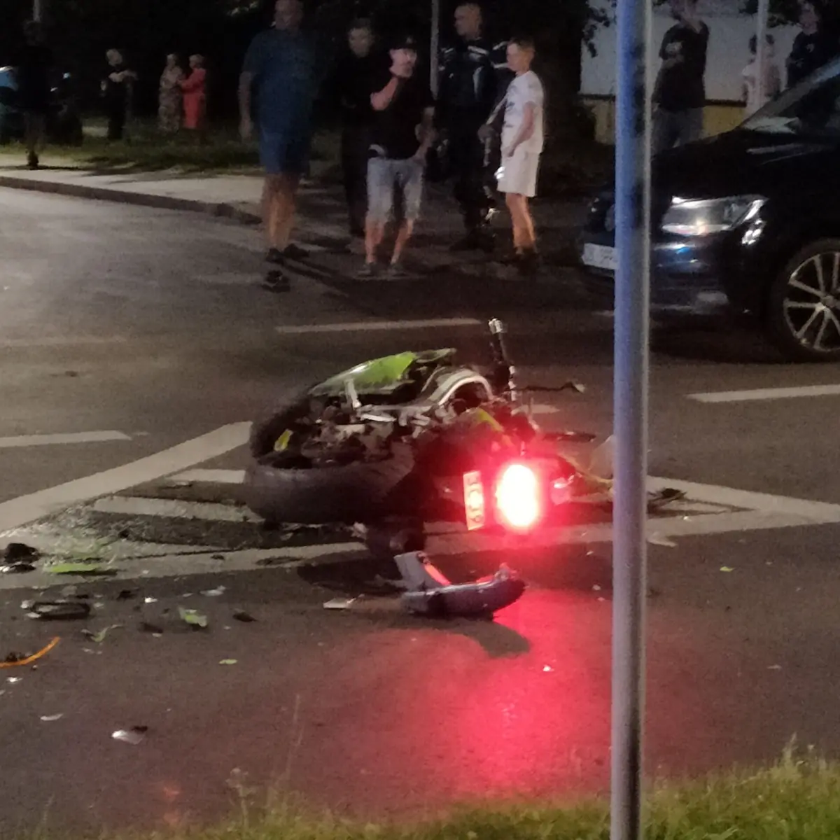 Wypadek na alei Tysiąclecia