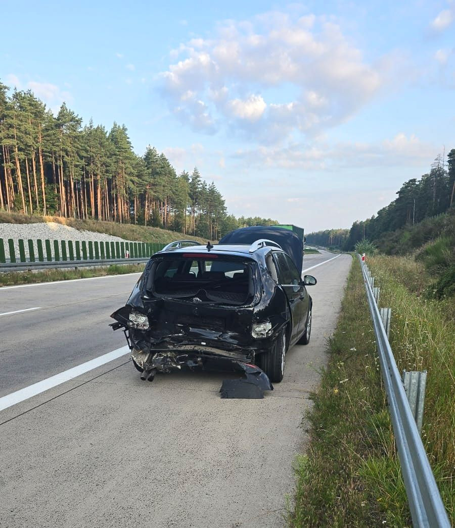 Wypadek na A18