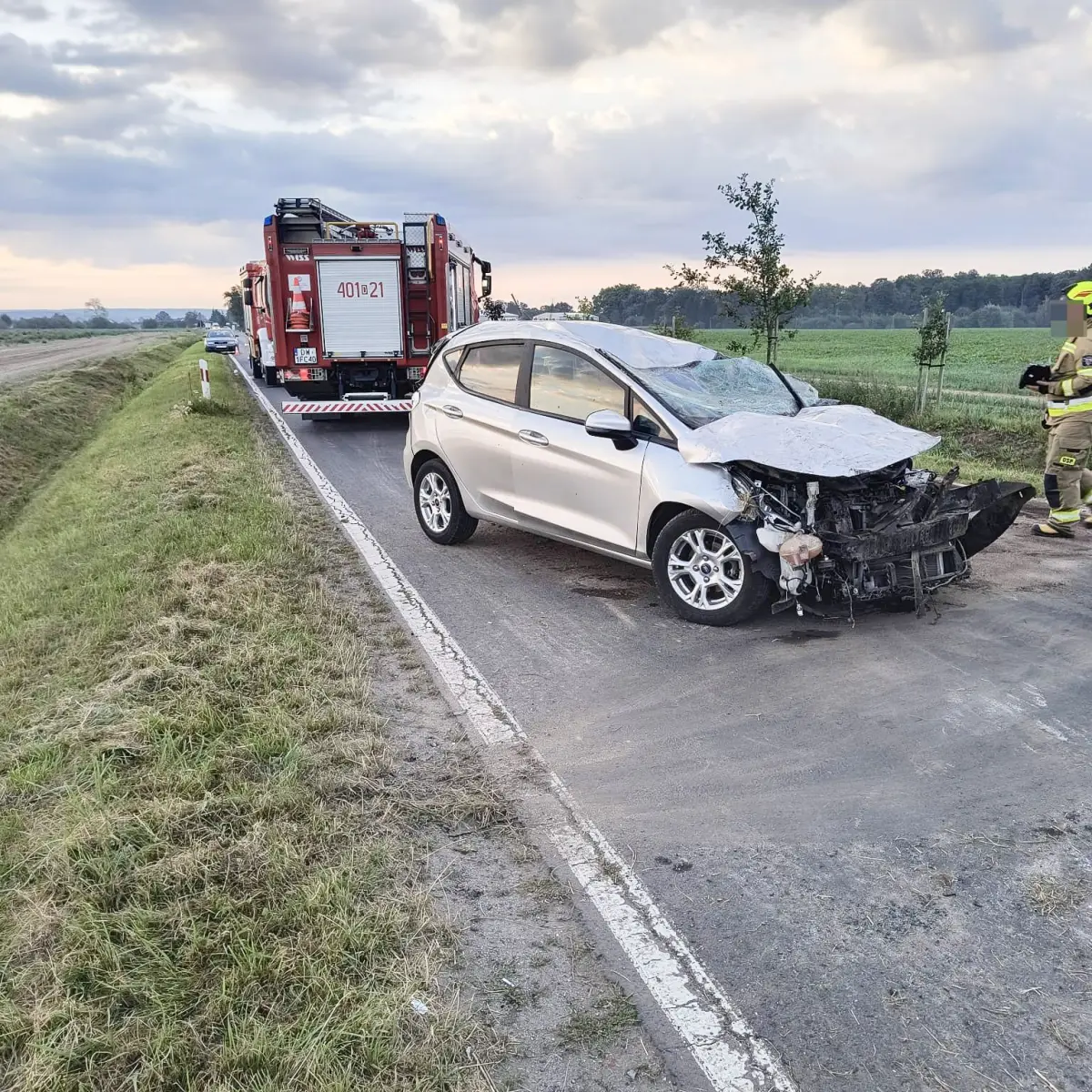 Wypadek między Łaziskami a Wartą