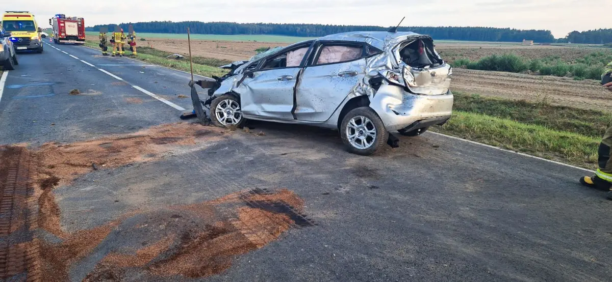 Wypadek między Łaziskami a Wartą
