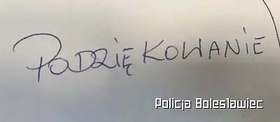Materiały policji