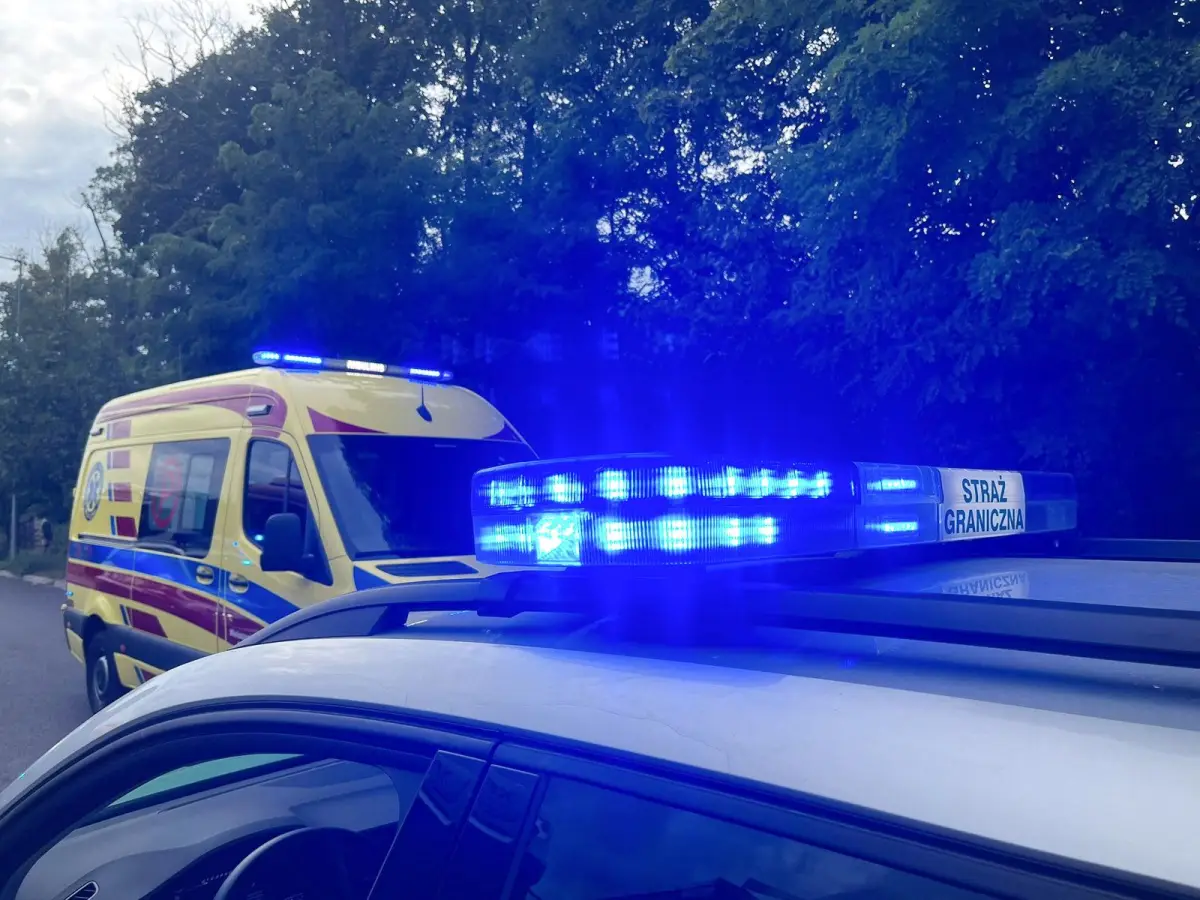 Akcja służb na parkingu przy A4